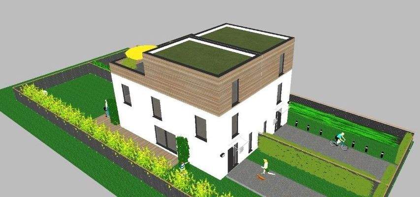 Doppelhaushälfte Musterbeispiel Ansicht 6