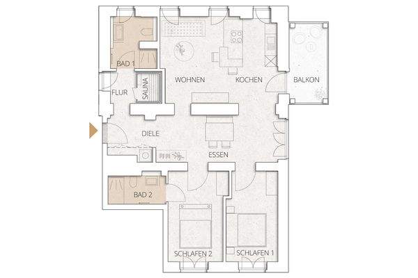 W05 Wohnungsgrundriss