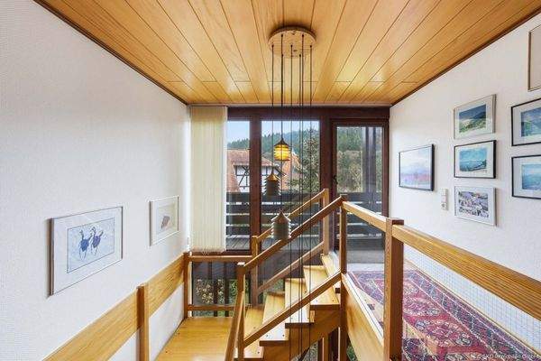 Hoch ins Dachgeschoss