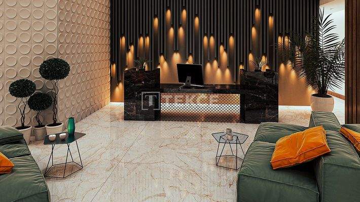 Flats in a Complex with a Pool Near the Metro in Çiğli İzmir