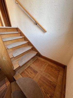 Treppe zur 1. Etage
