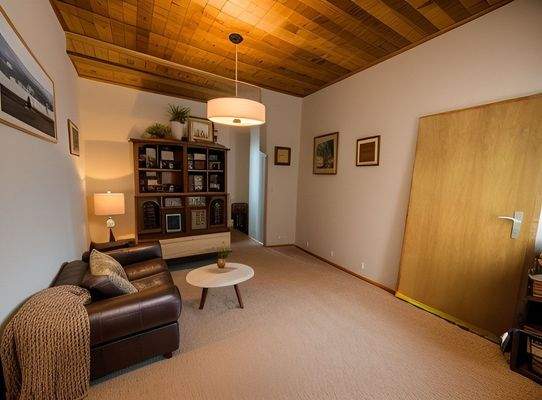 Wohnzimmer Erdgeschoss KI generiert