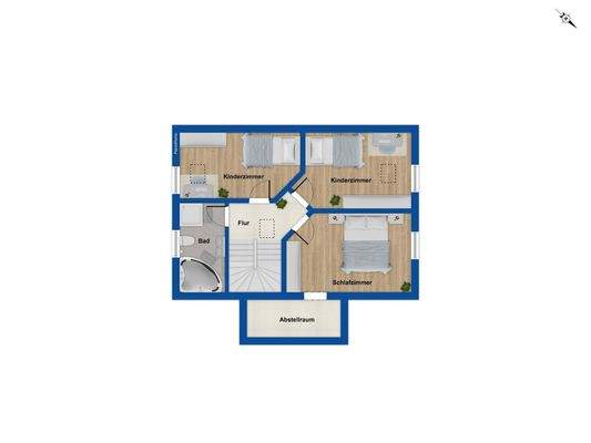 Grundriss Obergeschoss