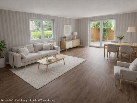 Wohnzimmer EG - möbliert