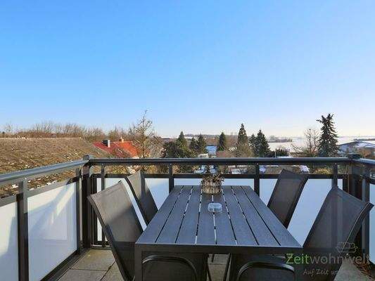 Balkonausblick im Januar