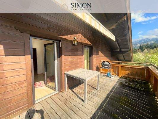 Balkon im Dachgeschoß