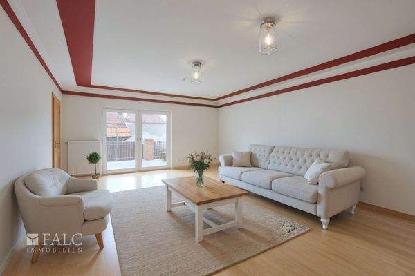 Gestaltungsvorschlag: Wohnzimmer Anbau II - (KI generiert)