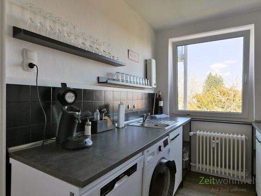 Waschmaschine in der Küche