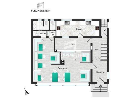 Grundriss Vorderhaus EG