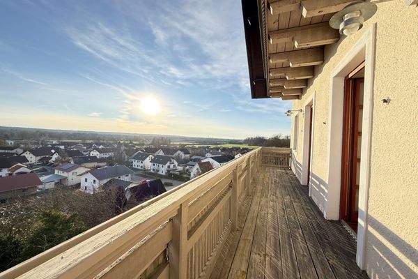 Ausblick Balkon Obergeschoss
