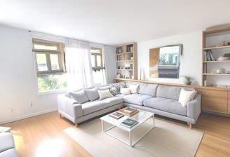 Wohnbereich mit KI eingerichtet