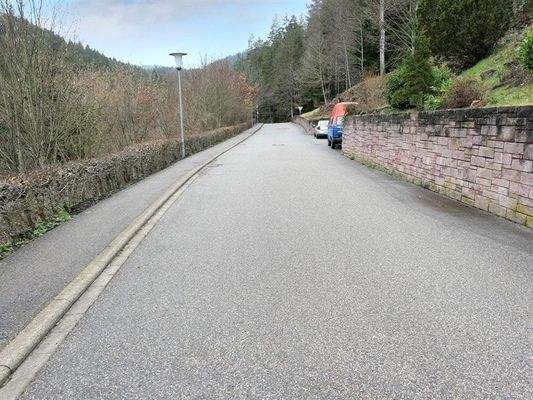 Zufahrtsstraße zum Grundstück