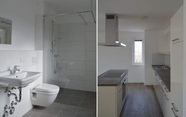Badezimmer u. Küche inkl. EBK