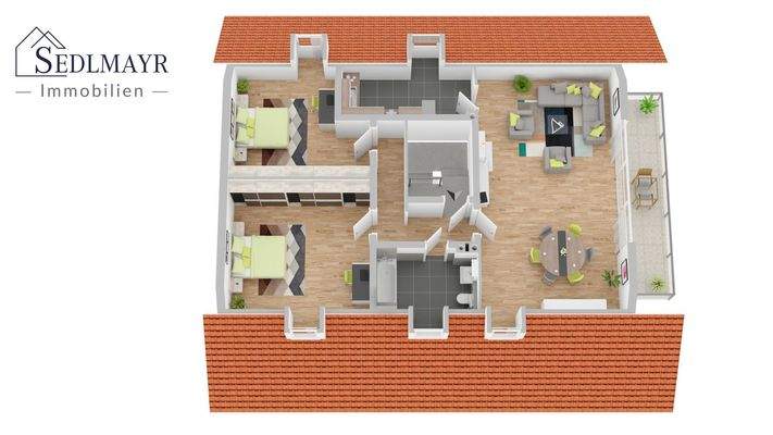 Grundriss Wohnung 5 DG