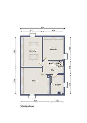Grundriss Kellergeschoss