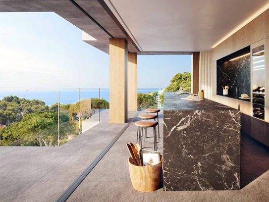 Brandneue Luxuswohnung mit Meerblick zum Verkauf in Bendinat, Mallorca