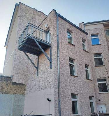 Außenansicht Townhouse Wohnung Hinterhof