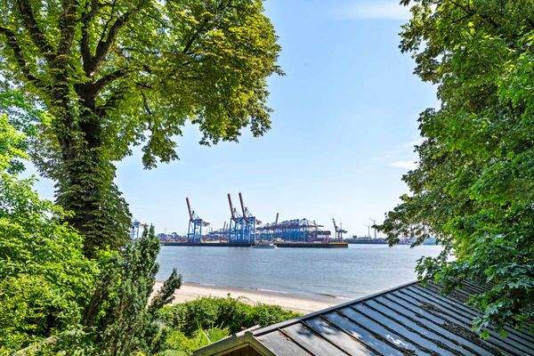 Blick auf den Hafen in fußläufiger Nähe