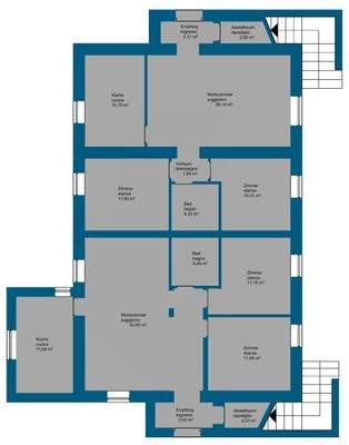 Grundriss Haus B Erdgeschoss