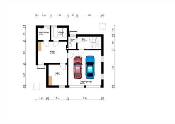 Grundriss Kellergeschoss