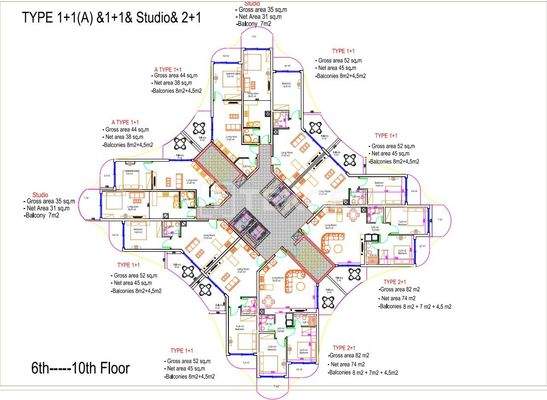 Stylish Apartments in a Comprehensive Complex in İskele