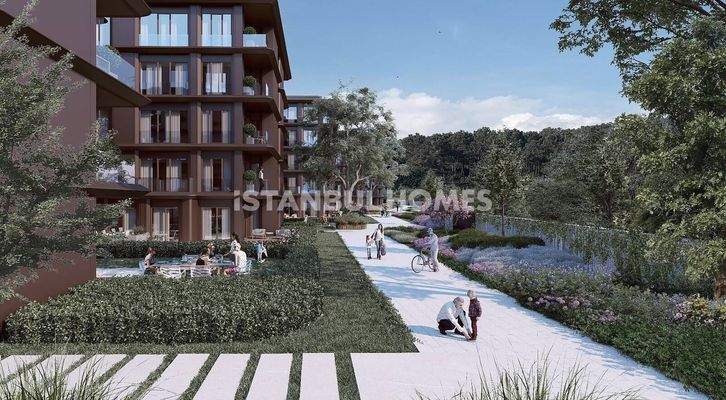 New-Build Flats Next to Golf Club in Istanbul Eyupsultan