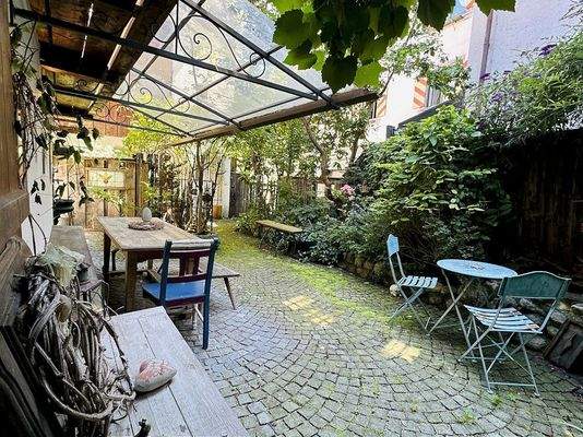 Ein wahrer Rückzugsort - Die Terrasse 