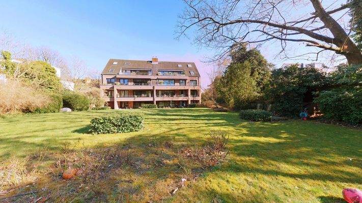 Rückansicht Haus entfernt