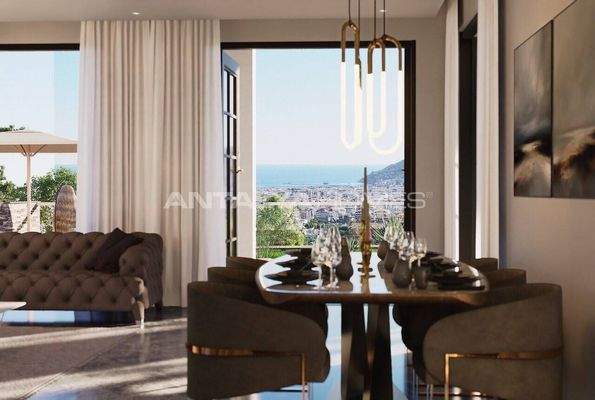 Detached Sea-View Villas with Pools in Alanya Antalya