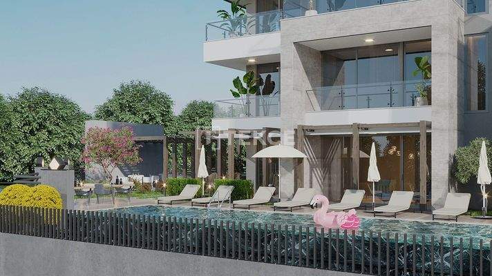 Chic Apartments with City View in a Complex with Amenities in Alanya