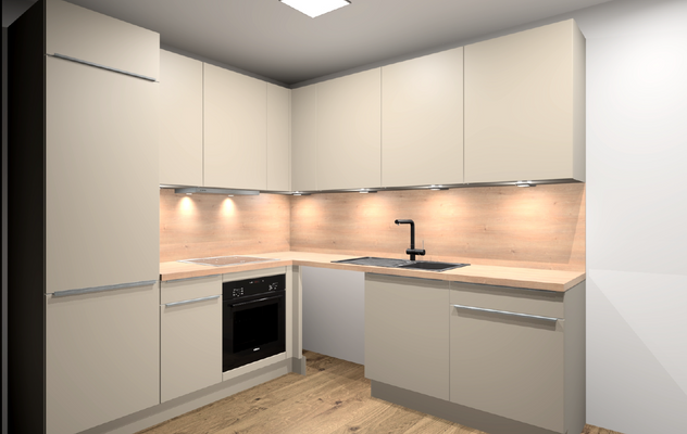 Küchenvisualisierung Wohnung 19