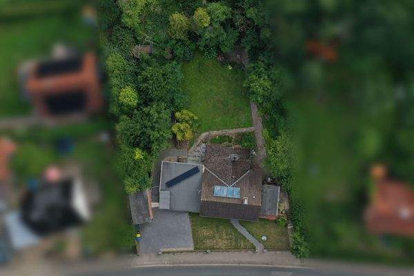 Grundstück Luftaufnahme