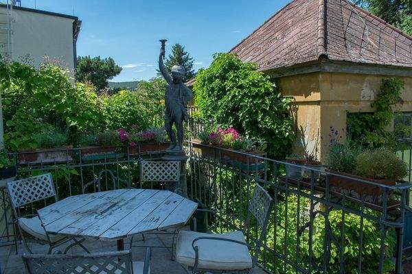 Romantische Terrasse