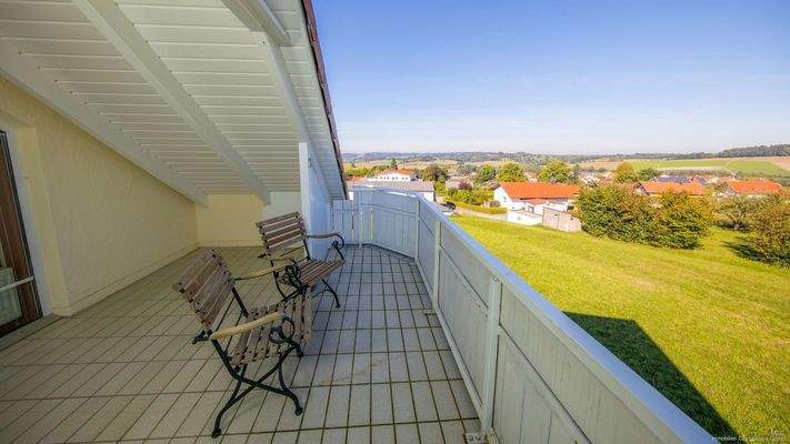 Blick auf den Nordbalkon