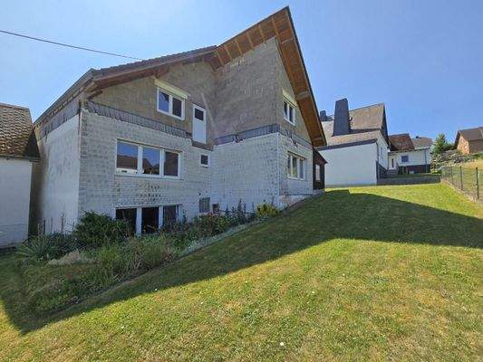 Rückansicht vom Garten