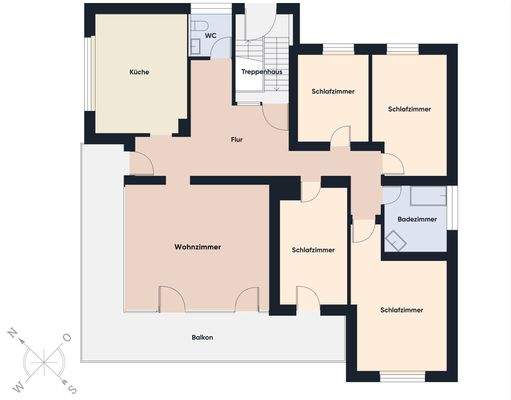 Grundriss ohne Maßstab - OG