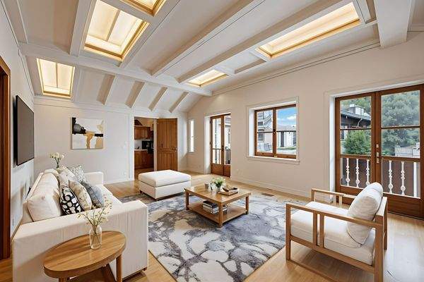 Wohnzimmer Gästebereich gestaged