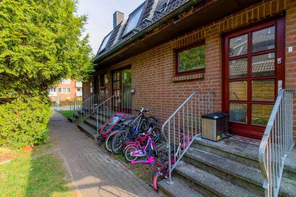 Außenansicht der Mehrfamilienhäuser 