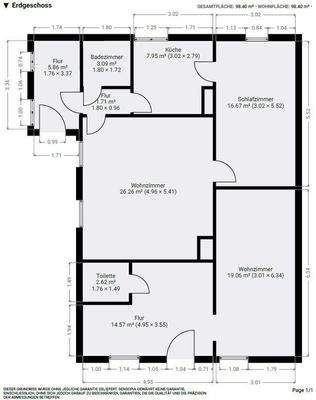 Grundriss Erdgeschoss