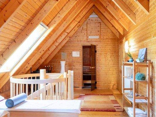 Dachgeschoss mit Klafs Sauna