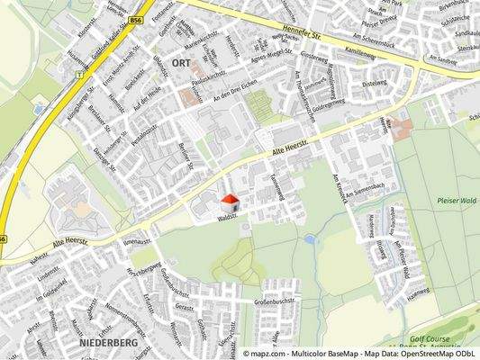 Geolyzer Kartenausschnitt