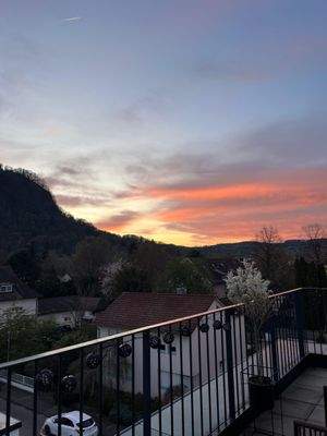 Aussicht vom Balkon