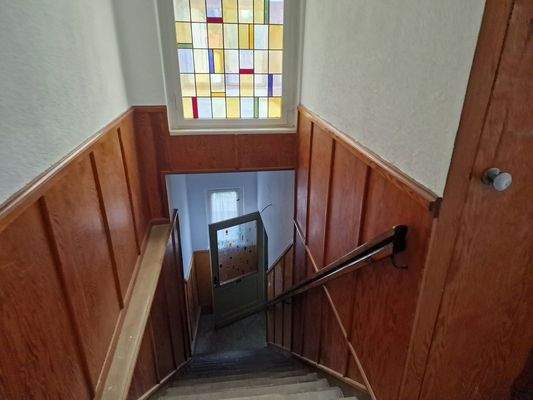 Treppe zur Wohnung