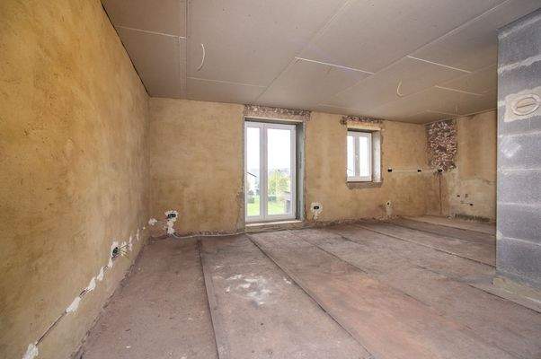 Essen/Küche im Rohbau