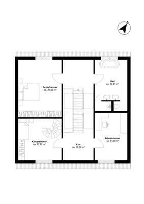 Grundriss Dachgeschoss