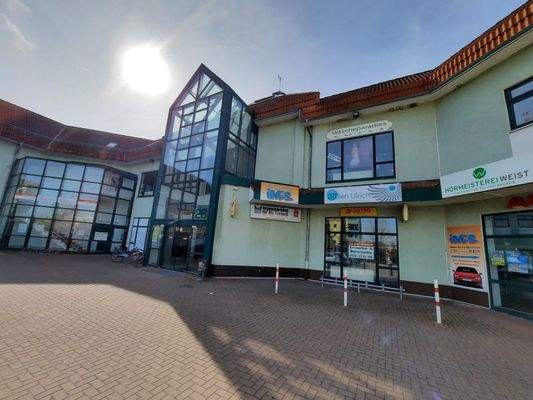 Werbemöglichkeit an Hauswand