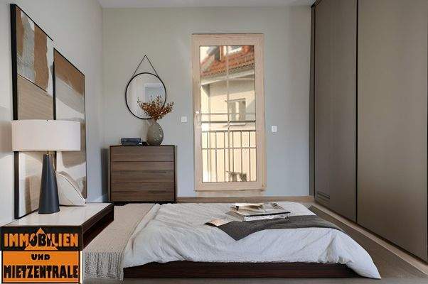 Schlafen virsuell eingerichtet