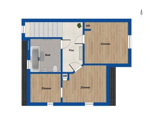 Grundriss Dachgeschoss