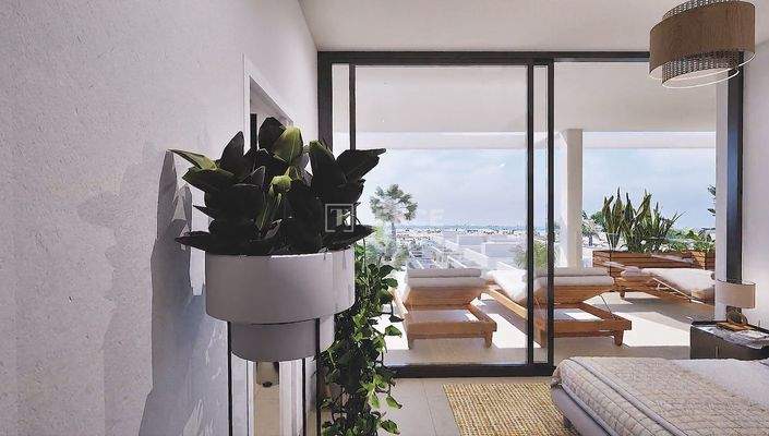 Apartments with Private Gardens or Solariums in Mar de Cristal