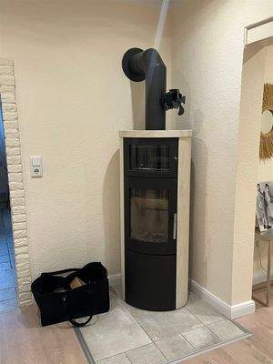 Detail Ofen im Wohnbereich EG